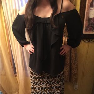 Beautiful cold shoulder top